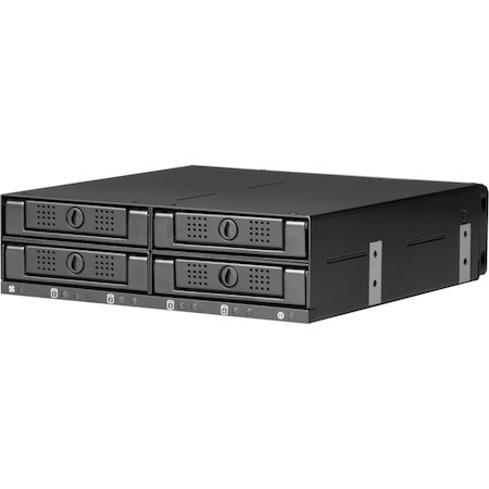 CRU DataPort 41 DP41 Drive Enclosure for 5.25" - Serial ATA/600 Host Interface Internal - Black