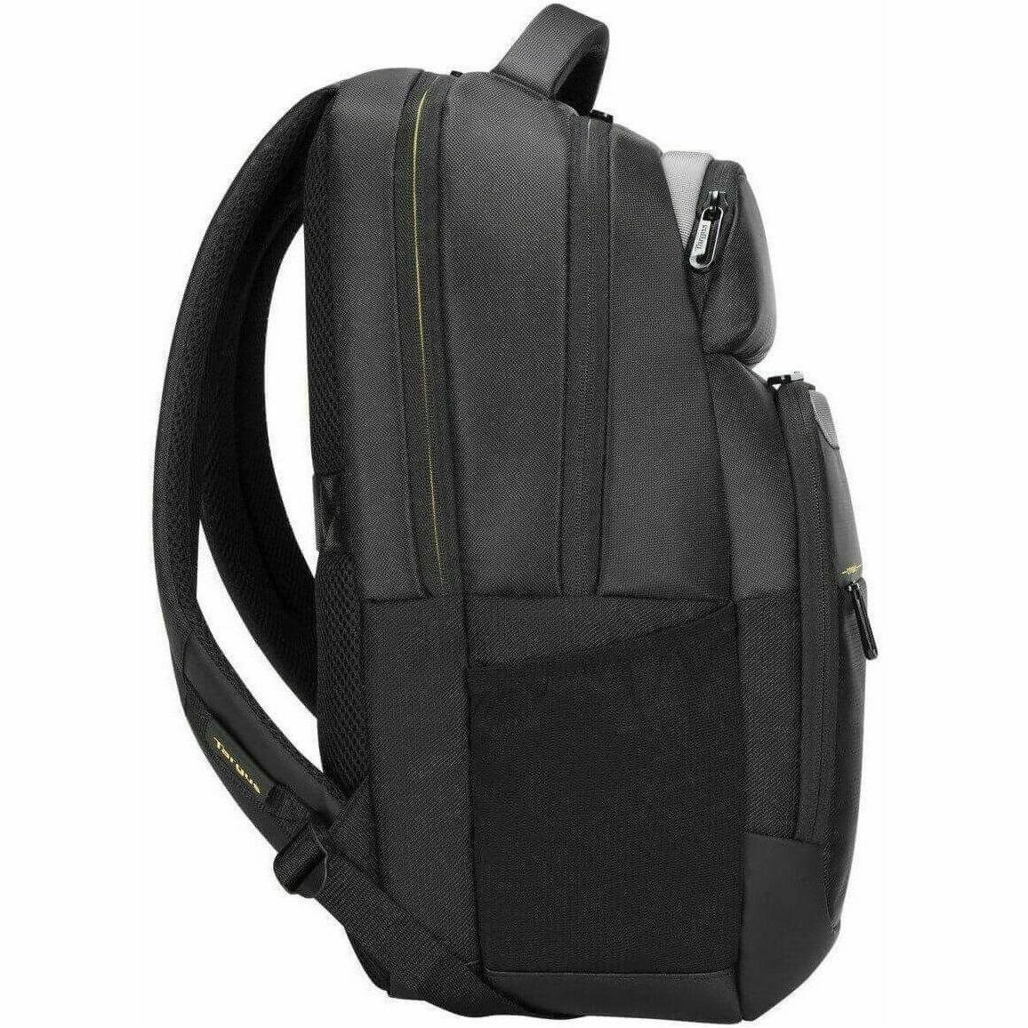 Targus CityGear TCG670GL Draagtas/-koffer (Backpack) voor 38,1 cm (15") naar 43,9 cm (17,3") Notebook, Tablet-pc, Uitrusting - Zwart