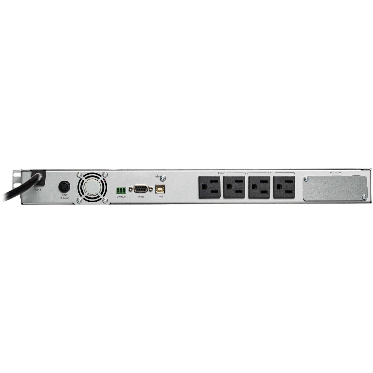 Tripp Lite by Eaton 700VA 420W 120V Line-Interactive UPS - 4 NEMA 5-15R Outlets, Network Card Option, USB, DB9, 1U Rack/Tower