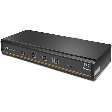 Vertiv Avocent Cybex SC900 Secure Desktop KVM Switch, Dual Head Monitor, 8 Port, Touch Screen Support, NIAP Version 4.0, TAA Compliant (SC940DVI-400)