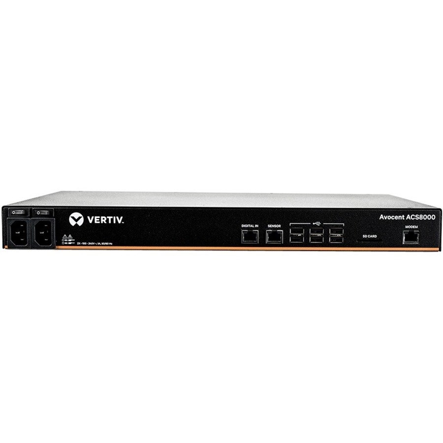 Vertiv Avocent ACS8000 Serial Console - 16 port Console Server | Modem | Dual AC