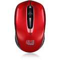 Adesso iMouse S50R Mouse - Radio Frequency - USB - Optical - 3 Button(s) - Red