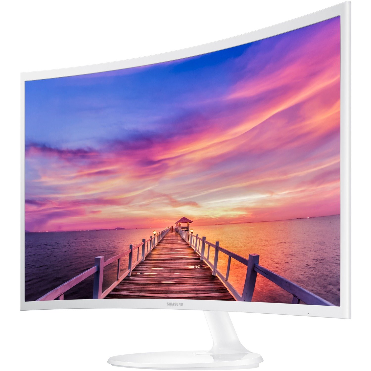 Samsung C32F391FWE 80 cm (31.5") Full HD Curved Screen LED LCD Monitor - 16:9 - High Glossy White