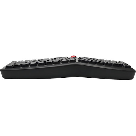 Adesso Tru-Form WKB-3150UB Keyboard - Wireless Connectivity - USB 2.0 Interface - Trackball - English (US) - Black