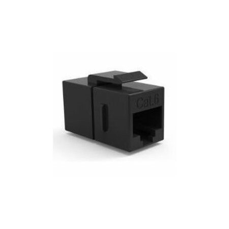 Cat6 UTP RJ45-RJ45 F-F Inline Coupler - Black