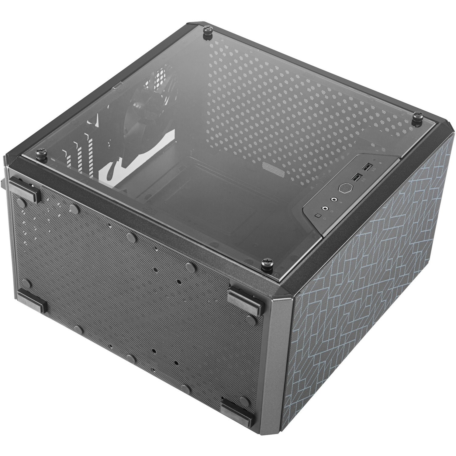 Cooler Master MasterBox Q500L Computer Case - Mini ITX, Micro ATX, ATX Motherboard Supported - Mid-tower - Steel, Plastic, Acrylic - Black