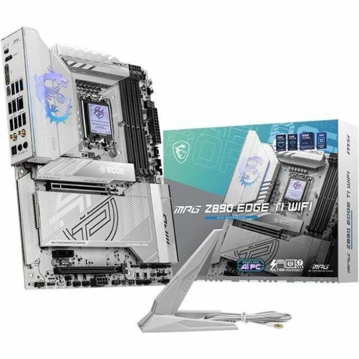 MSI MPG Z890 EDGE TI WIFI Gaming Desktop Motherboard - Intel Z890 Chipset - Socket LGA-1851 - ATX