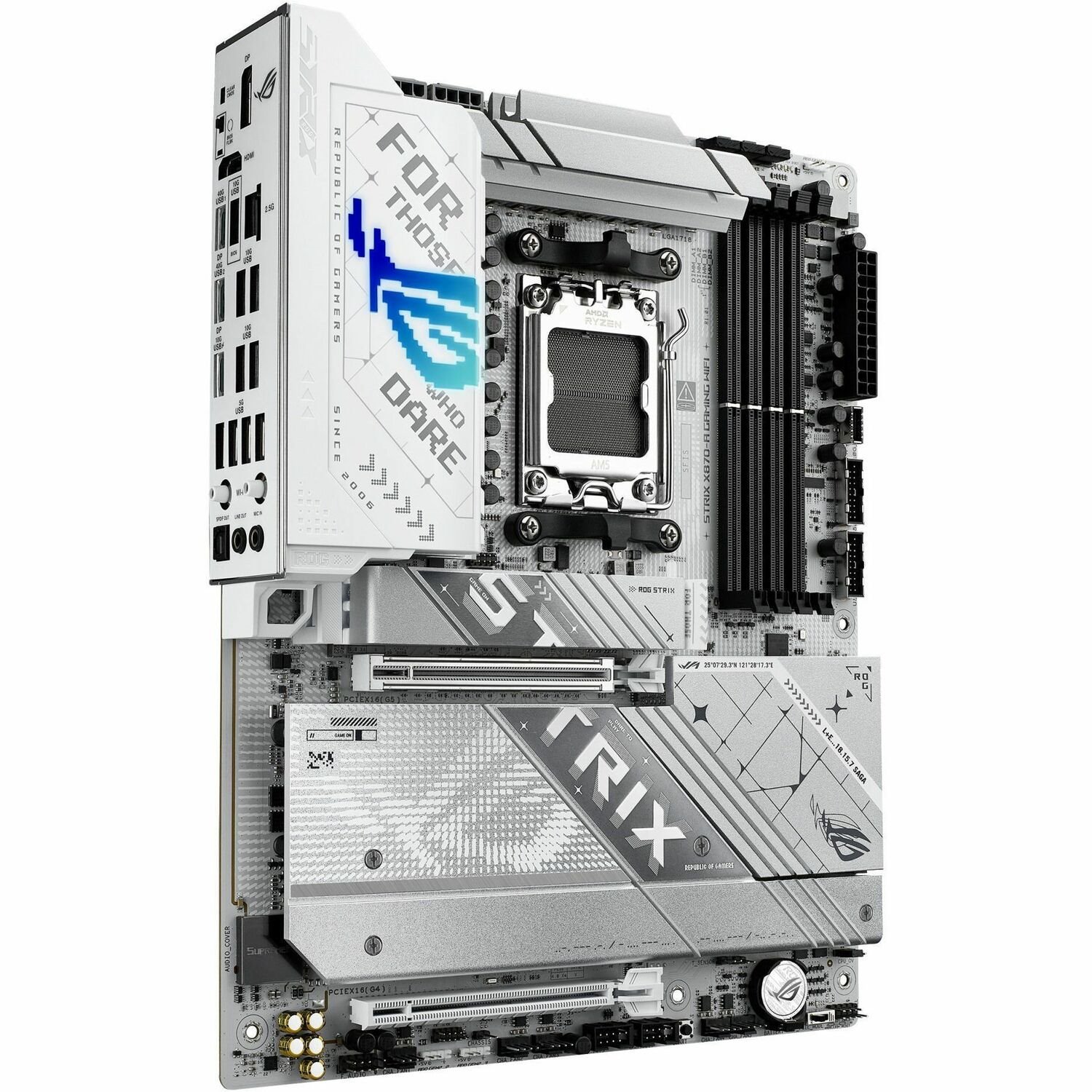 Asus ROG Strix X870-A GAMING WIFI Gaming Desktop Motherboard - AMD X870 Chipset - Socket AM5 - ATX