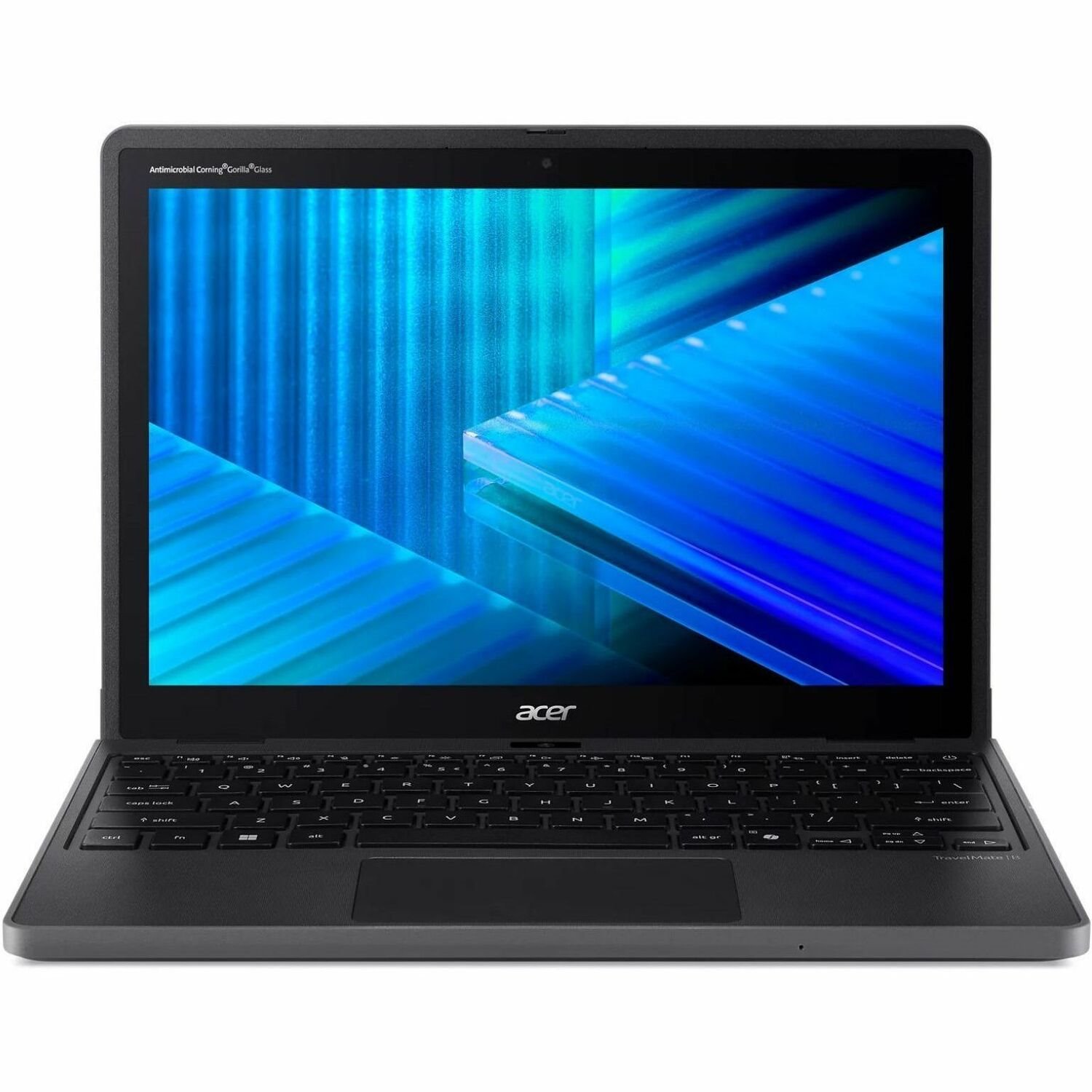 Acer TravelMate B3 Spin 12 B312RN-31 TMB312RN-31-C86V 12.2" Touchscreen Convertible 2 in 1 Notebook - WUXGA - 60 Hz - Intel N-Series N150 - 4 GB - 128 GB Flash Memory - English Keyboard - Black