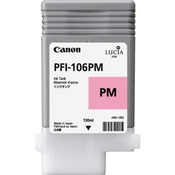 Canon Lucia EX PFI-106 PM Original Inkjet Ink Cartridge - Photo Magenta Pack