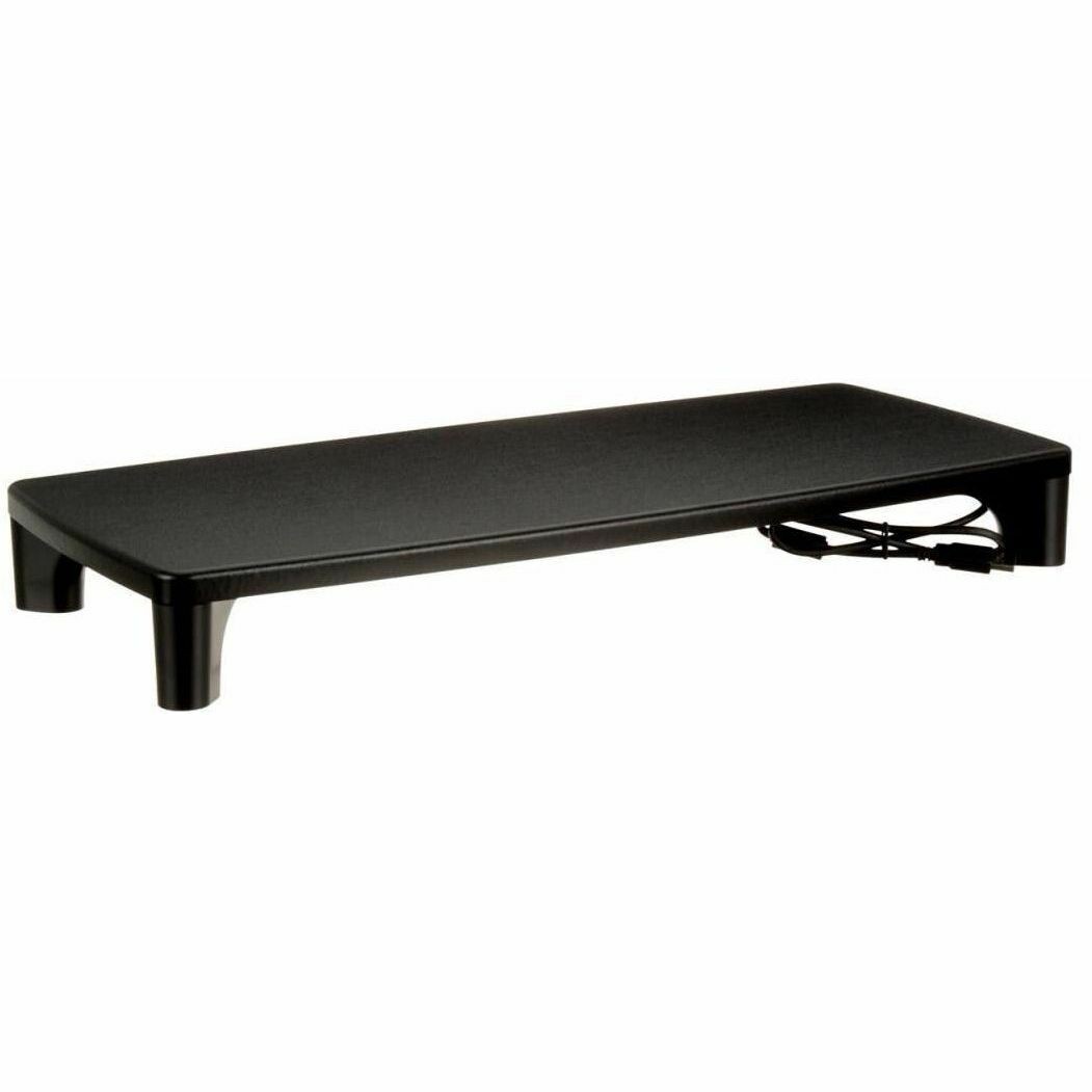 3M Monitor Stand MS100B, 21.6 in x 9.4 in x 3.9 in (548.6 mm x 238.7 mm x 99 mm)