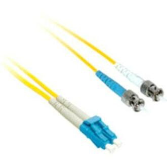 C2G-6m LC-ST 9/125 OS1 Duplex Singlemode Fiber Optic Cable (Plenum-Rated) - Yellow
