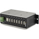 StarTech.com 7 Port USB 2.0 Hub - Metal Industrial USB Hub (USB-A to 7 USB-A) - Mountable, ESD/Surge Protection - Extended Operating Temp