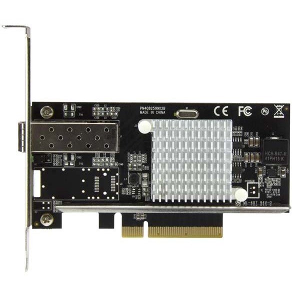 StarTech.com 10G Network Card - 1x 10G Open SFP+ Multimode LC Fiber Connector - Intel 82599 Chip - Gigabit Ethernet Card