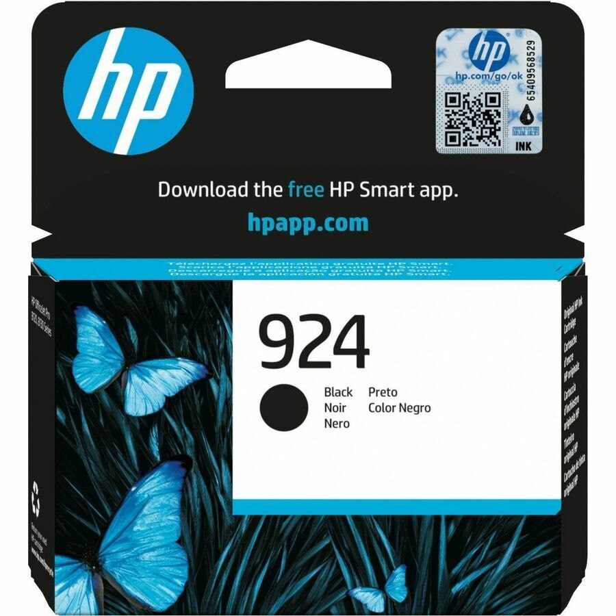 HP 924 Original Standard Yield Inkjet Ink Cartridge - Black - 1 Pack