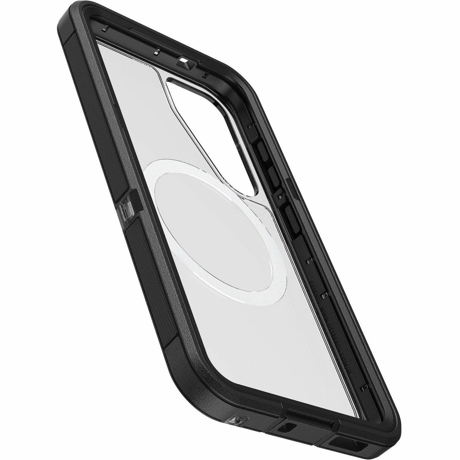 OtterBox Defender Series XT Rugged Case for Samsung Galaxy S25 Smartphone - Dark Side (Clear/Black)