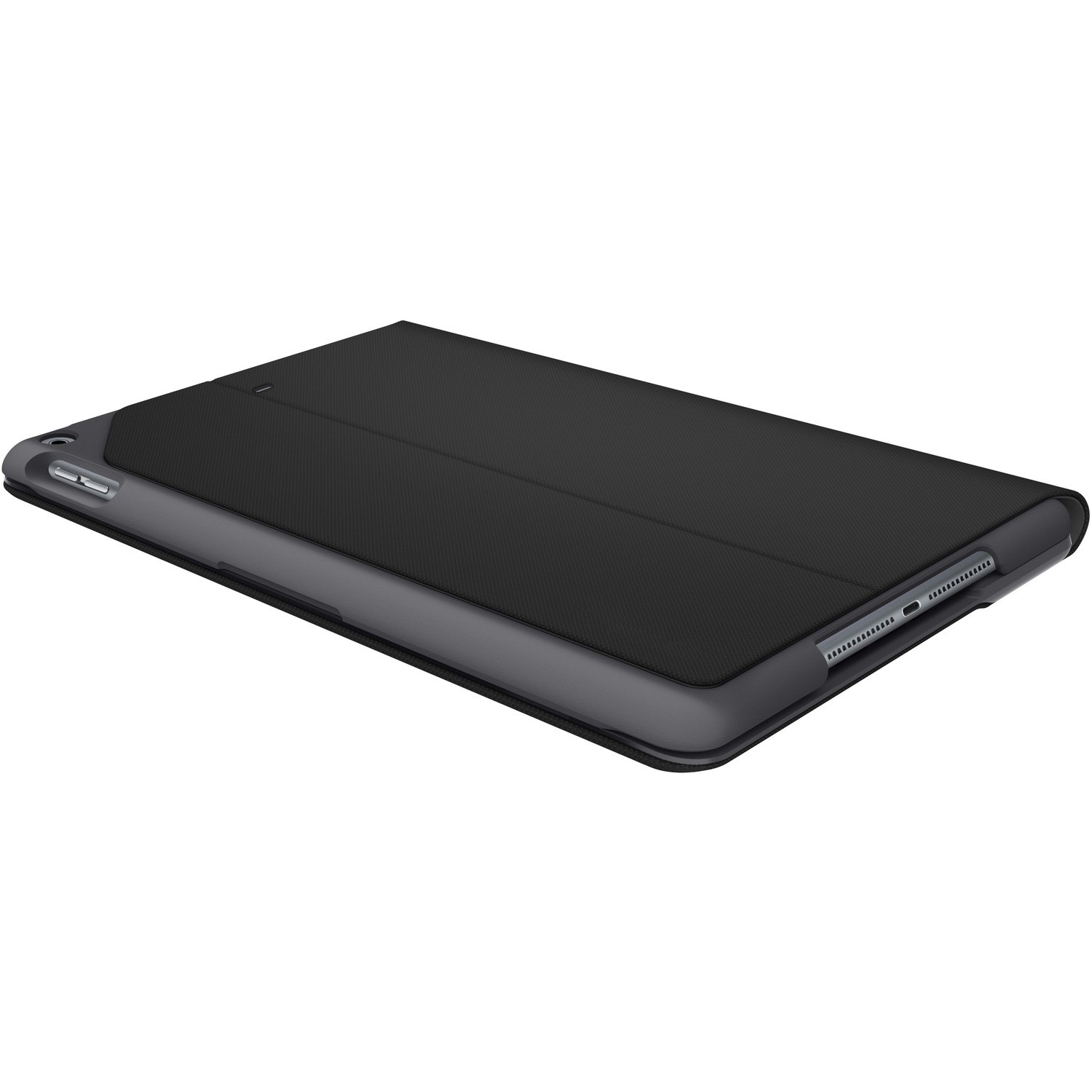 Logitech SLIM FOLIO Toetsenbord/hoes (Folio) voor 24,6 cm (9,7") Apple iPad (5e generatie) Tablet-pc - Zwart