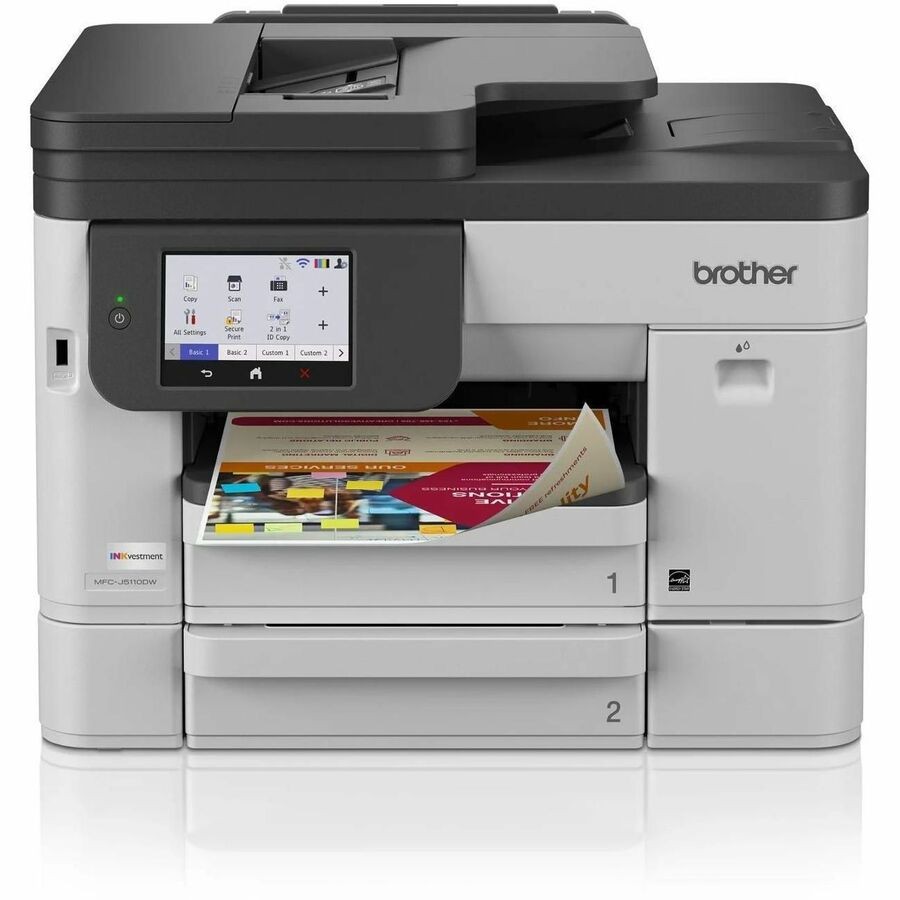Brother MFC-J5110DW Wired & Wireless INKvestment Tank Inkjet Multifunction Printer - Colour - White