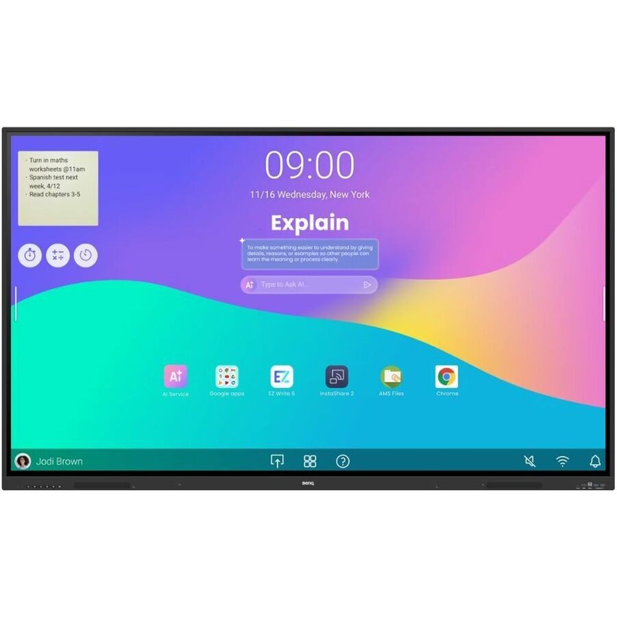 BenQ RE7505A 1905 mm 4K UHD LCD Collaboration Display