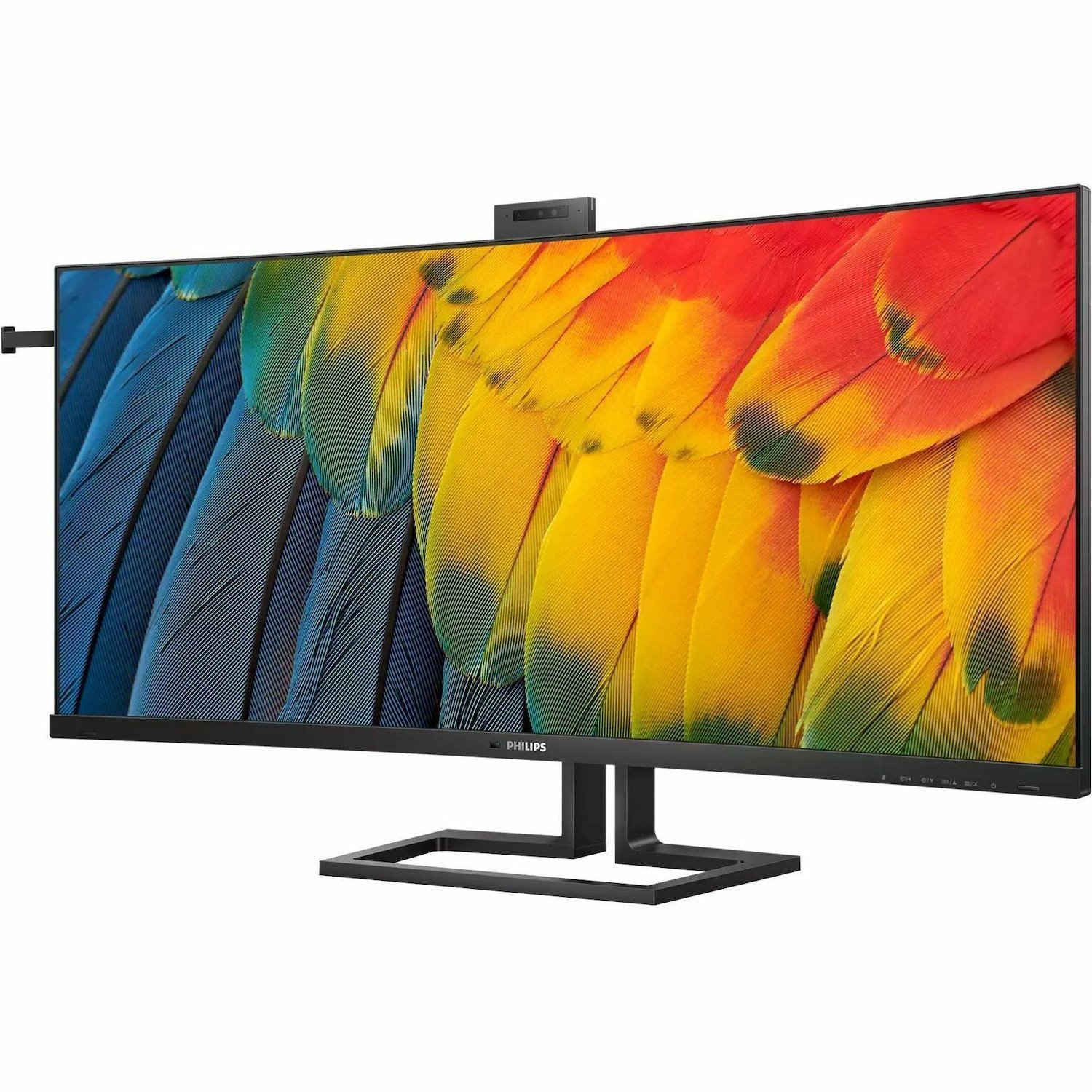 Philips Ultrawide 40B1U6903CH 40" Class Webcam 5K2K WUHD Curved Screen LED Monitor - 21:9 - Textured Black