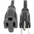Eaton Tripp Lite Series Power Extension Cord, NEMA 5-15P to NEMA 5-15R - 13A, 120V, 16 AWG, 6 ft. (1.83 m), Black
