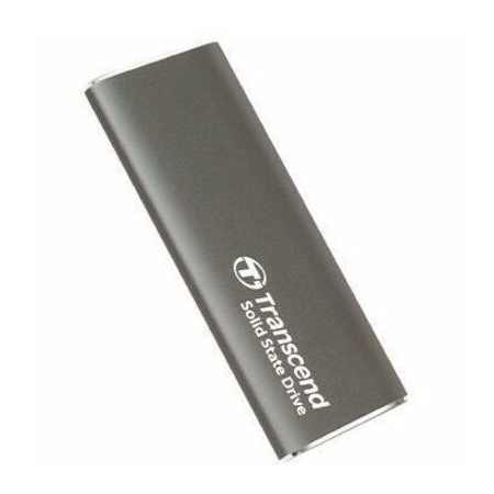 Transcend ESD265C 500 GB Portable Rugged Solid State Drive - External - Iron Gray