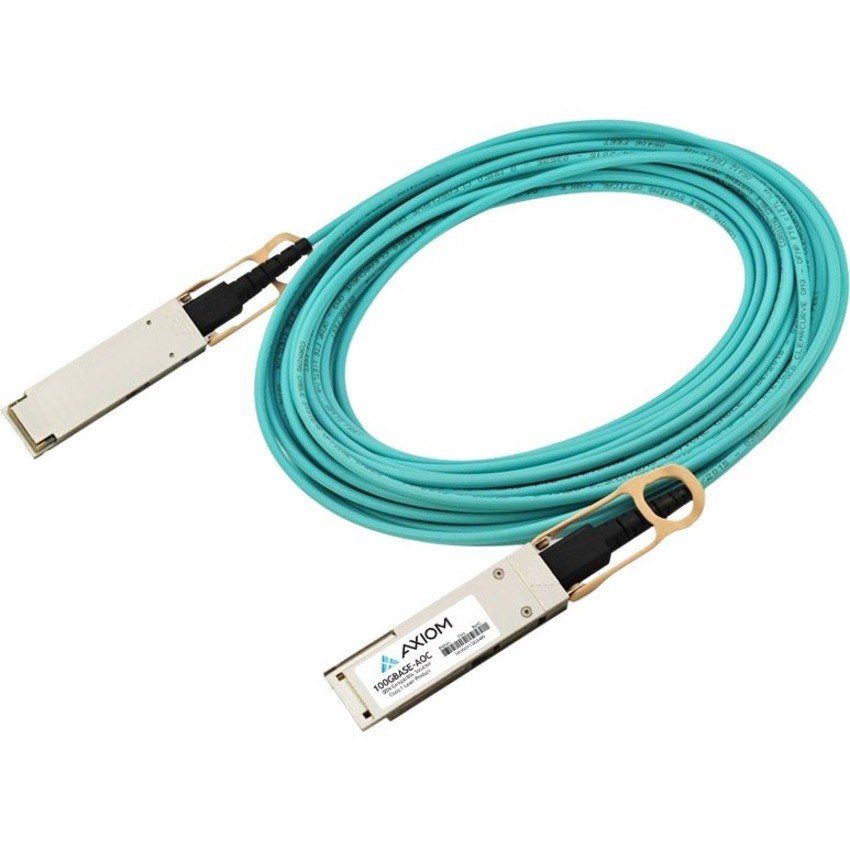 Axiom 100GBASE-AOC QSFP28 Active Optical Cable Juniper Compatible 1m