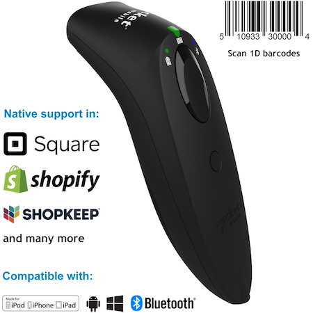 Socket Mobile SocketScan® S700, Linear Barcode Scanner, Black