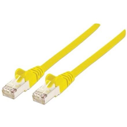 Network Patch Cable, Cat6A, 3m, Yellow, Copper, S/FTP, LSOH / LSZH, PVC, RJ45, Gold Plated Contacts, Snagless, Booted, Lifetime Warranty, Polybag