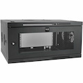 Eaton Tripp Lite Series SmartRack 6U Low-Profile Switch-Depth-Plus Wall-Mount Mini Rack Enclosure, Wide