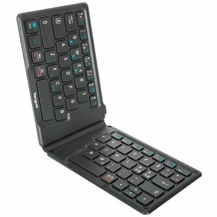 Targus AKF003NO Toetsenbord - Draadloos Verbinding - Nordic - QWERTY indeling - Zwart