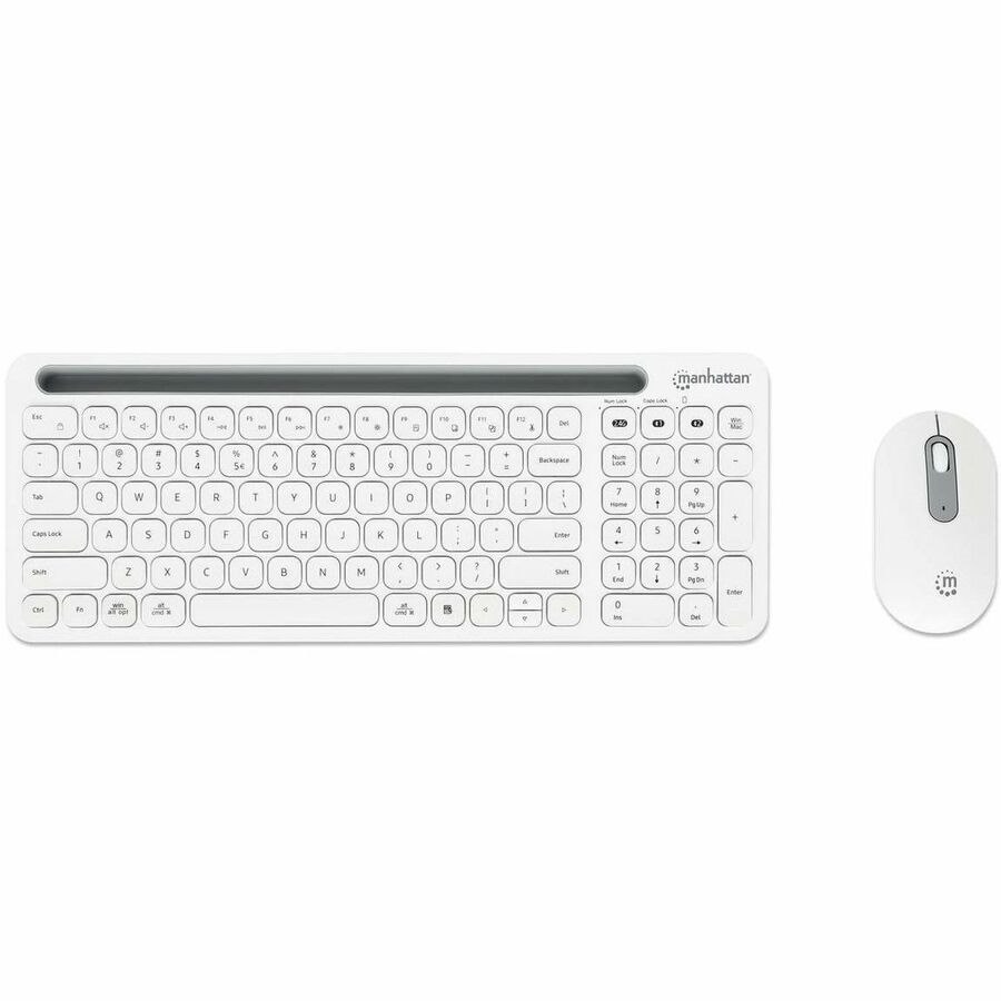 Manhattan Dual-Mode Multipoint Wireless Keyboard and Mouse Combo Set