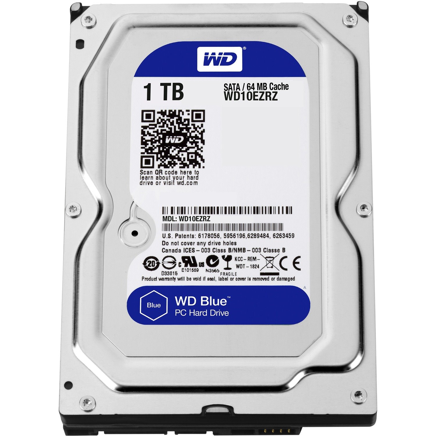 WD Blue 1 TB 3.5-inch SATA 6 Gb/s 5400 RPM PC Hard Drive