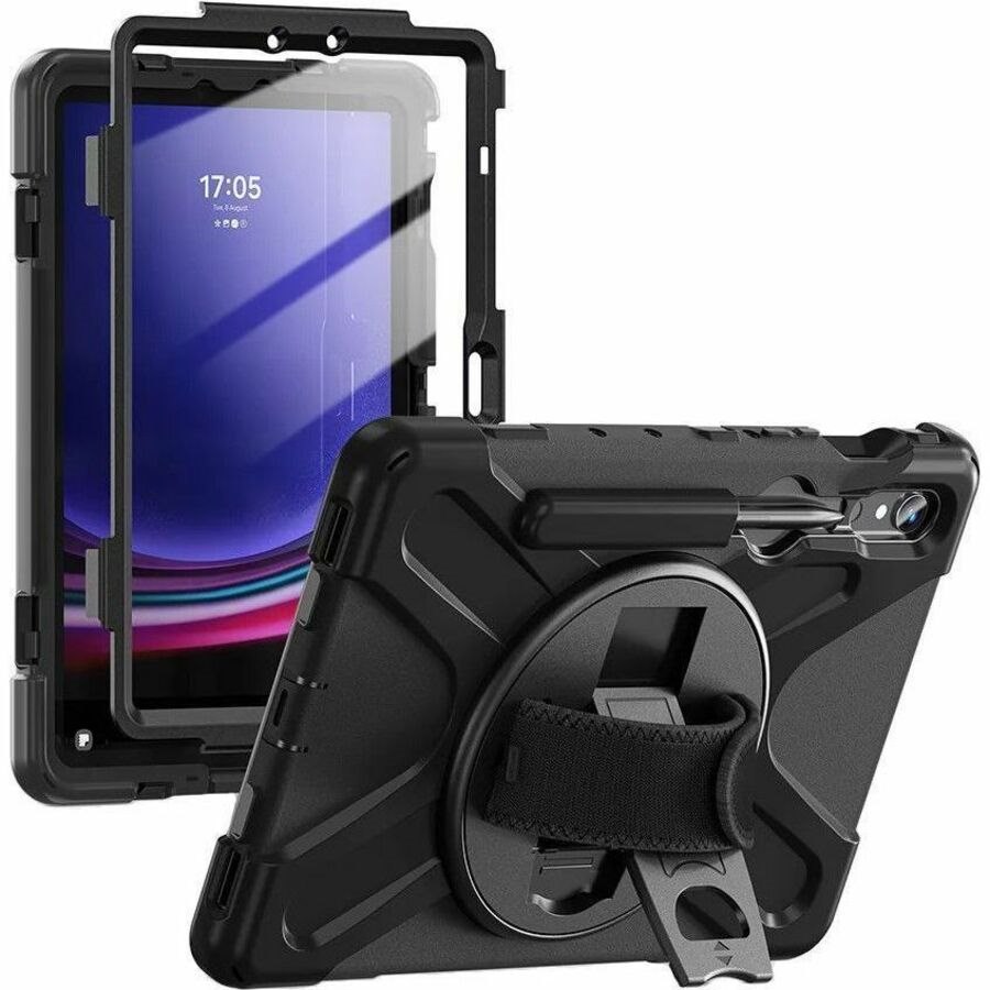 Strike Rugged Carrying Case Samsung Galaxy Tab S7, Galaxy Tab S8, Galaxy Tab S9, Galaxy Tab S9 FE Tablet