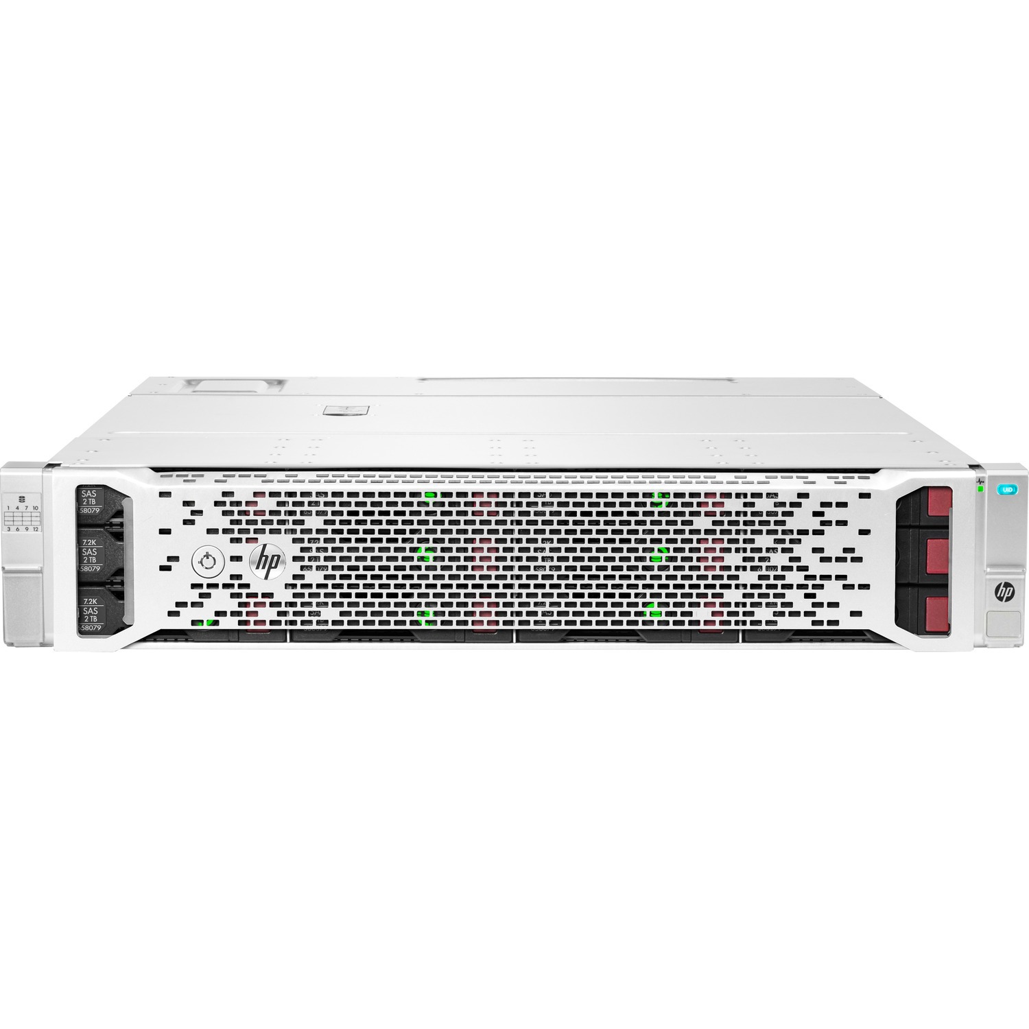HPE D3600 Drive Enclosure - 12Gb/s SAS Host Interface - 2U Rack-mountable
