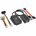 Eaton Tripp Lite Series USB 3.2 Gen 1 to SATA/IDE Adapter with Built-In USB Cable, 2.5 in., 3.5 in. and 5.25 in. Hard Drives