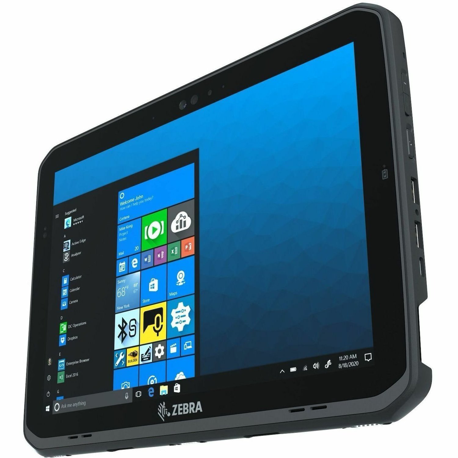 Zebra ET8x ET85 Rugged Tablet - 12" QHD - 16 GB - 256 GB SSD - 5G