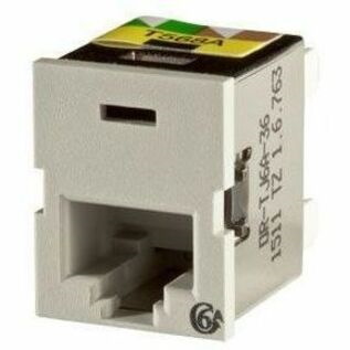 Ortronics Clarity Cat6a TracJack,T568A/B,8 Pos, WM Gray 180 Degree