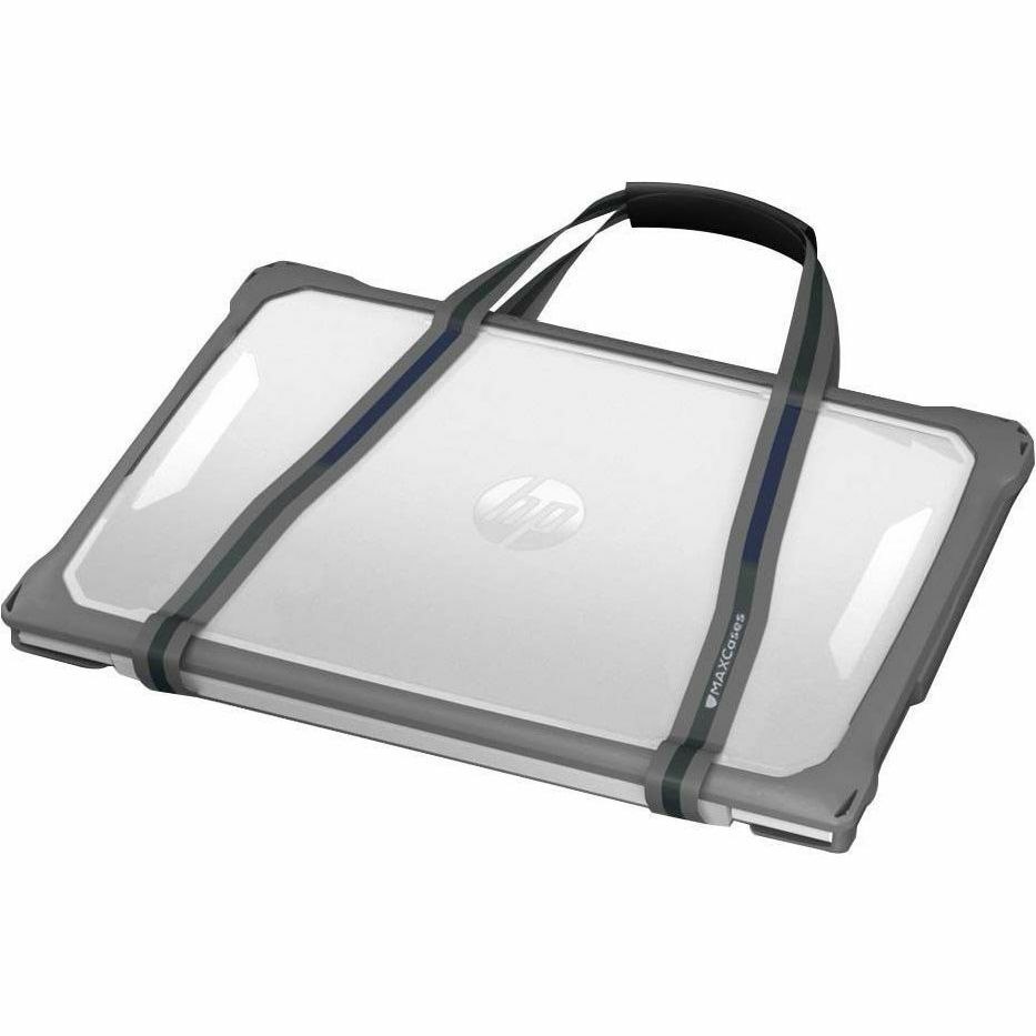 MAXCases Extreme Shell-F2 Slide Case for HP ProBook 440 G8/G9/G10 & ProBook 445 G8/G9/G10 14" (Gray/Clear)
