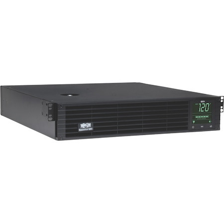 Eaton Tripp Lite Series TAA-Compliant SmartPro 120V 3kVA 2.88kW Line-Interactive Sine Wave UPS, 2U Rack/Tower, Extended Run, Pre-Installed WEBCARDLX Network Interface, LCD, USB, DB9 Serial