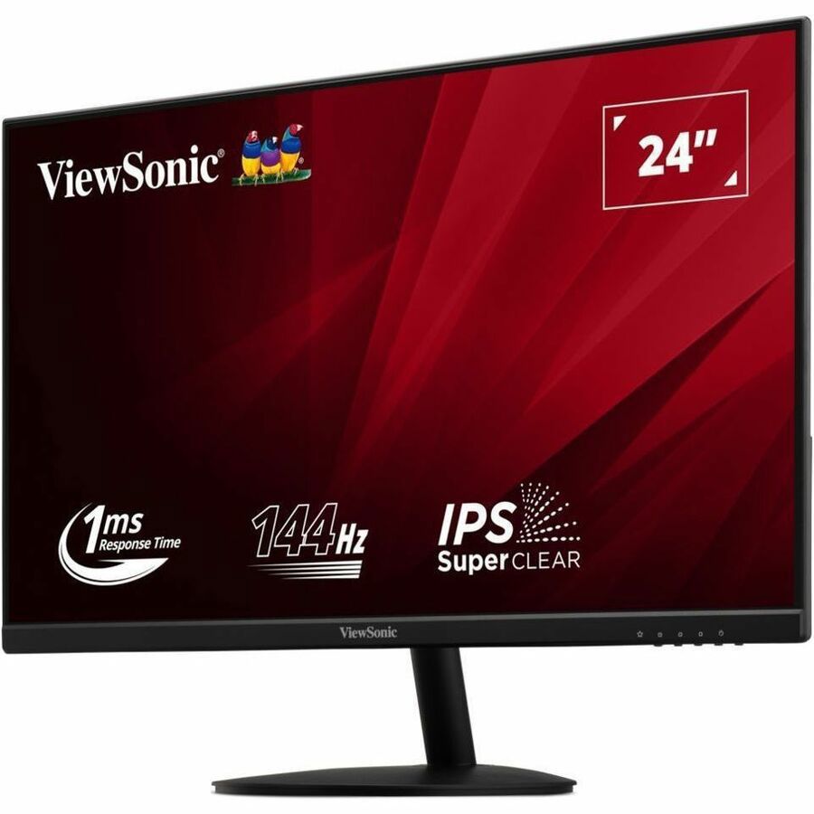 ViewSonic Va24e2-H - Led Monitor - 24" (23.8" Viewable) - 1920 X 1080 Full HD (1080P) @ 144 HZ - Ips - 250 CD/M� - 1000:1 - 1 MS - Hdmi, Vga - Black