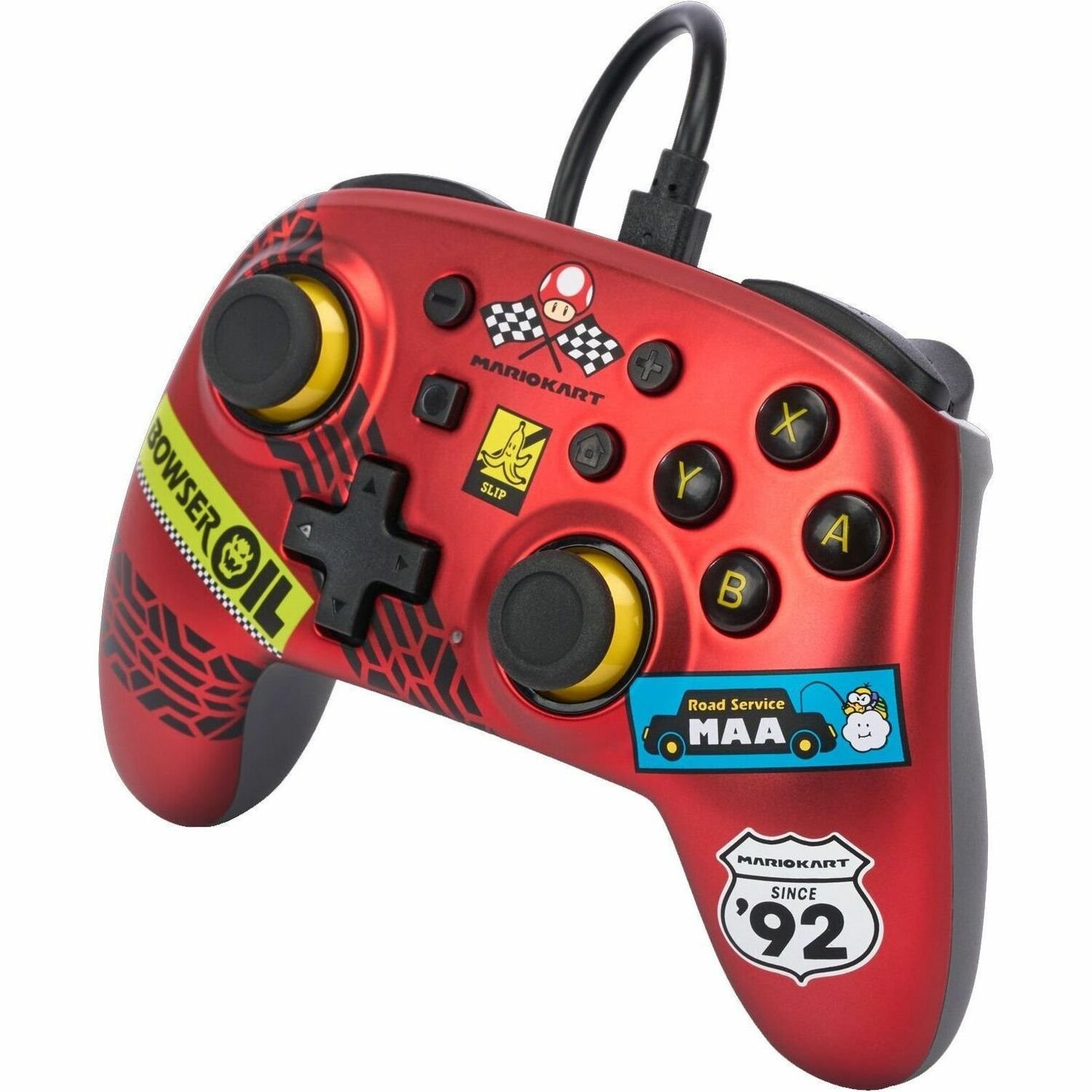 PowerA Nano Wired Controller for Nintendo Switch - Mario Kart: Racer Red