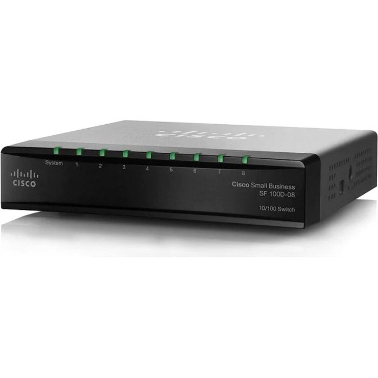 Cisco SF110D-08 8-port 10/100 Desktop Switch