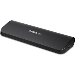 StarTech.com Dual Monitor USB 3.0 Laptop Docking Station, HDMI & DVI/VGA, 3x USB-A Hub, GbE, Audio, Universal USB-A Dock, Win/Mac, TAA