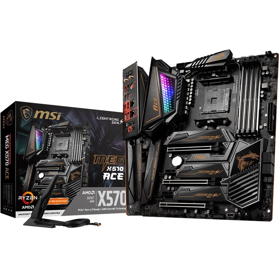 MSI MEG X570 ACE Desktop Motherboard - AMD X570 Chipset - Socket AM4 - ATX