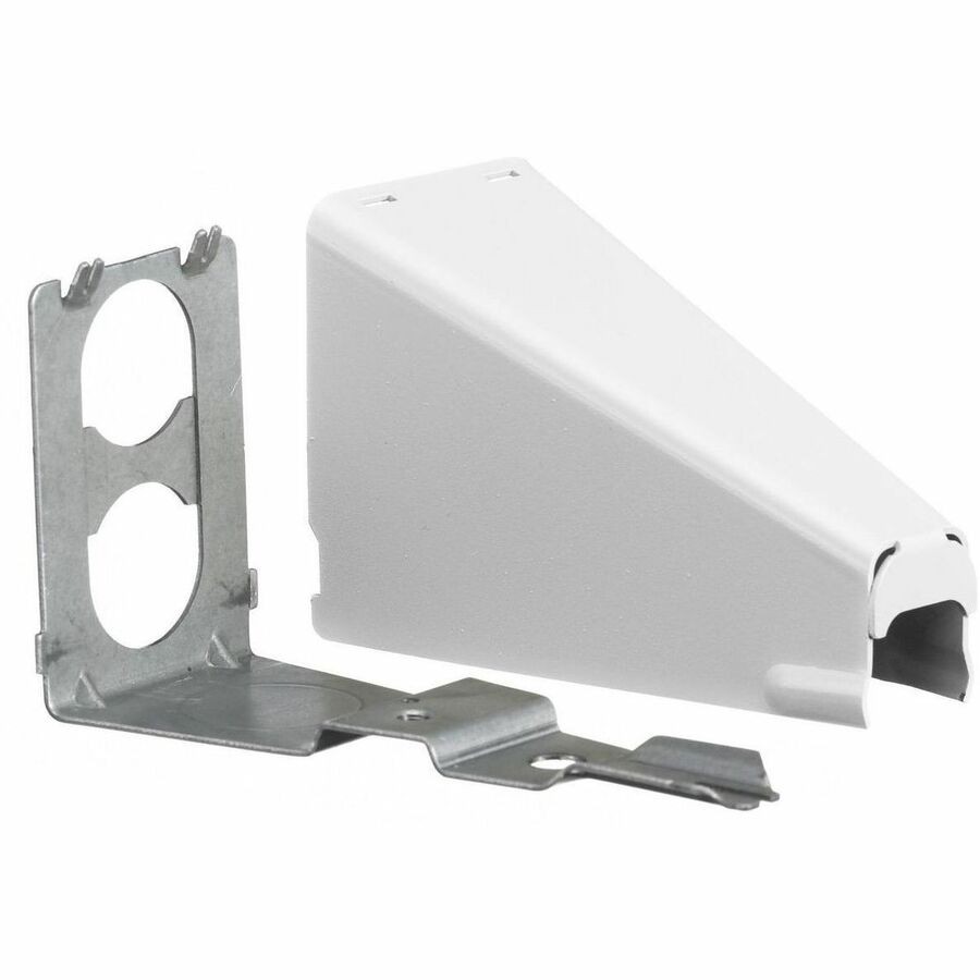 Bryant Metal Raceway, Adjustable Offset Connector, HBL500/700/750 Series, White