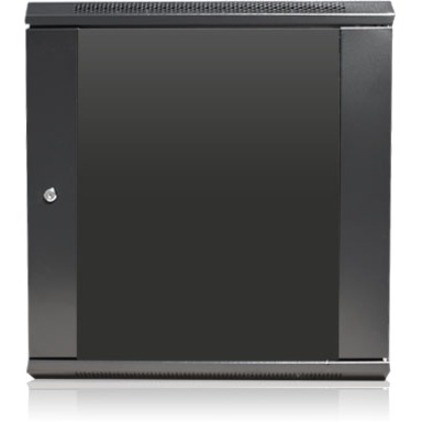 Claytek 12U 450mm Depth Wallmount Server Cabinet with 10 Outlet Overload Protection PDU