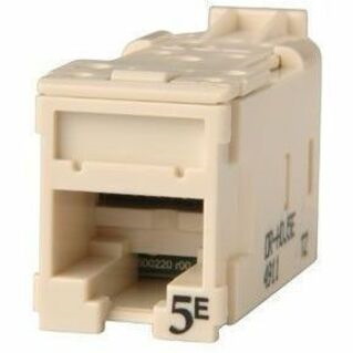 Ortronics Clarity High Density Jack (HDJ) CAT5E, T568A/B, Fog White