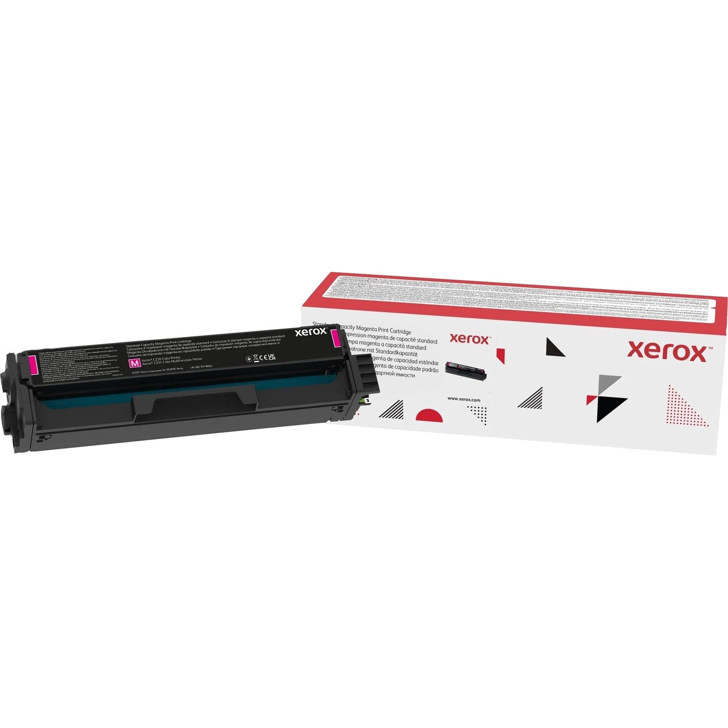 Xerox Genuine XeroxÂ&reg; C230 Color Printer&acirc;&euro;/&acirc;&euro;C235 Color Multifunction Printer Magenta Standard capacity Toner Cartridge (1500 Pages) - 006R04385