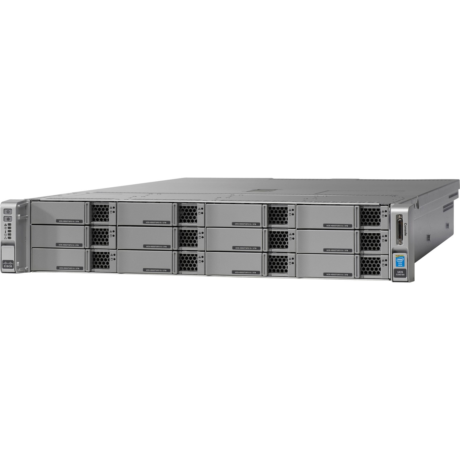 Cisco C240 M4 2U Rack Server - 2 Xeon E5-2630 v3 2.40 GHz - 128 GB RAM - 12Gb/s SAS, Serial ATA Controller